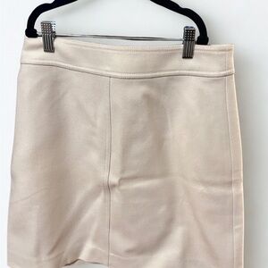 J. Crew Cream Mini Skirt